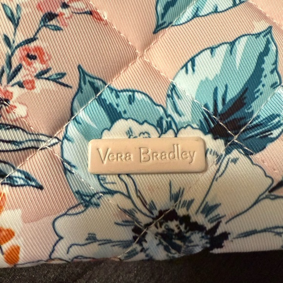 Vera Bradley Triple Compartment Crossbody Peach Blossom Bouquet Bundle NWOT - Picture 3 of 17